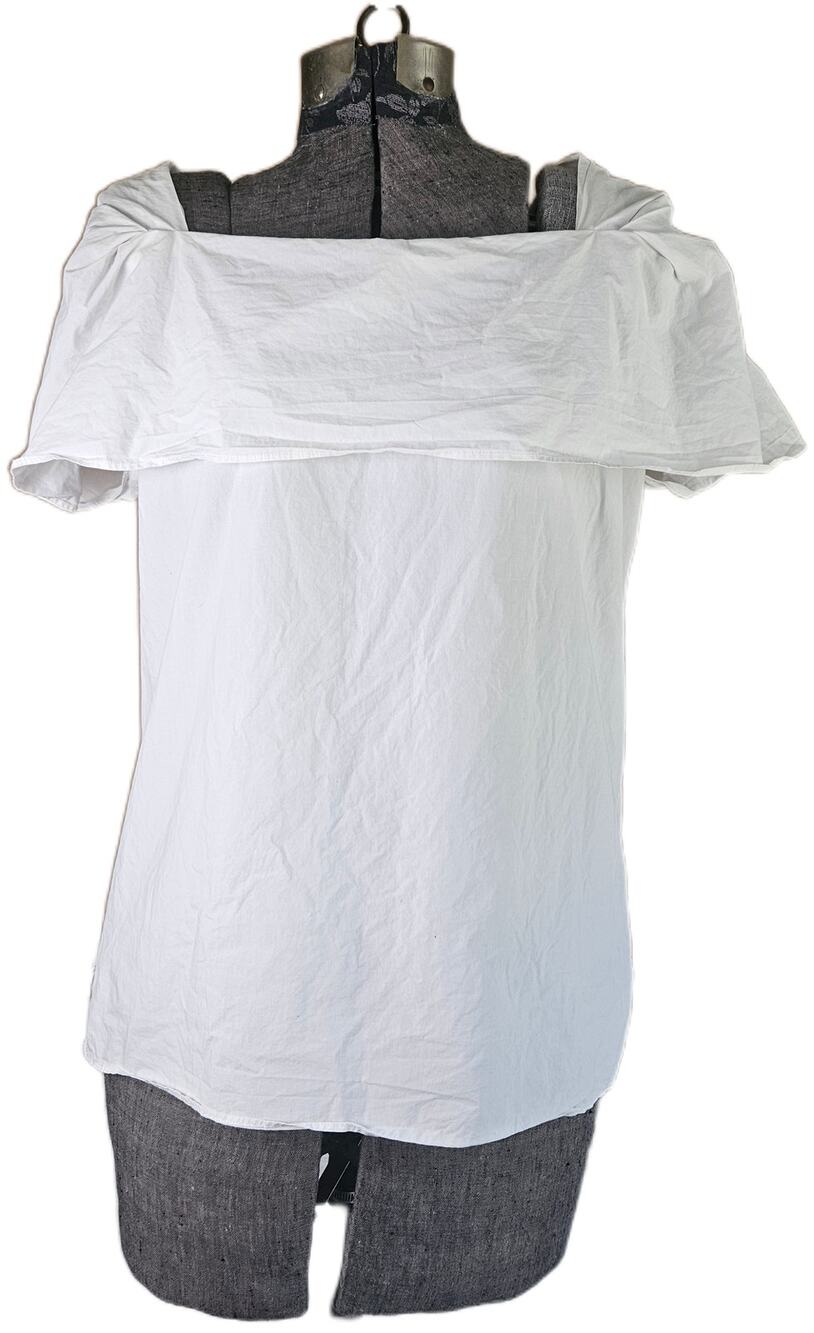 Ter Et Bantine White shirting Cotton blouse size US 14